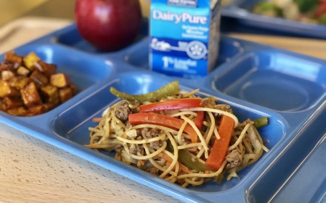 Beef LoMein Cooking for kids