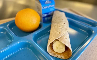 Sun Butter Banana Roll-Up